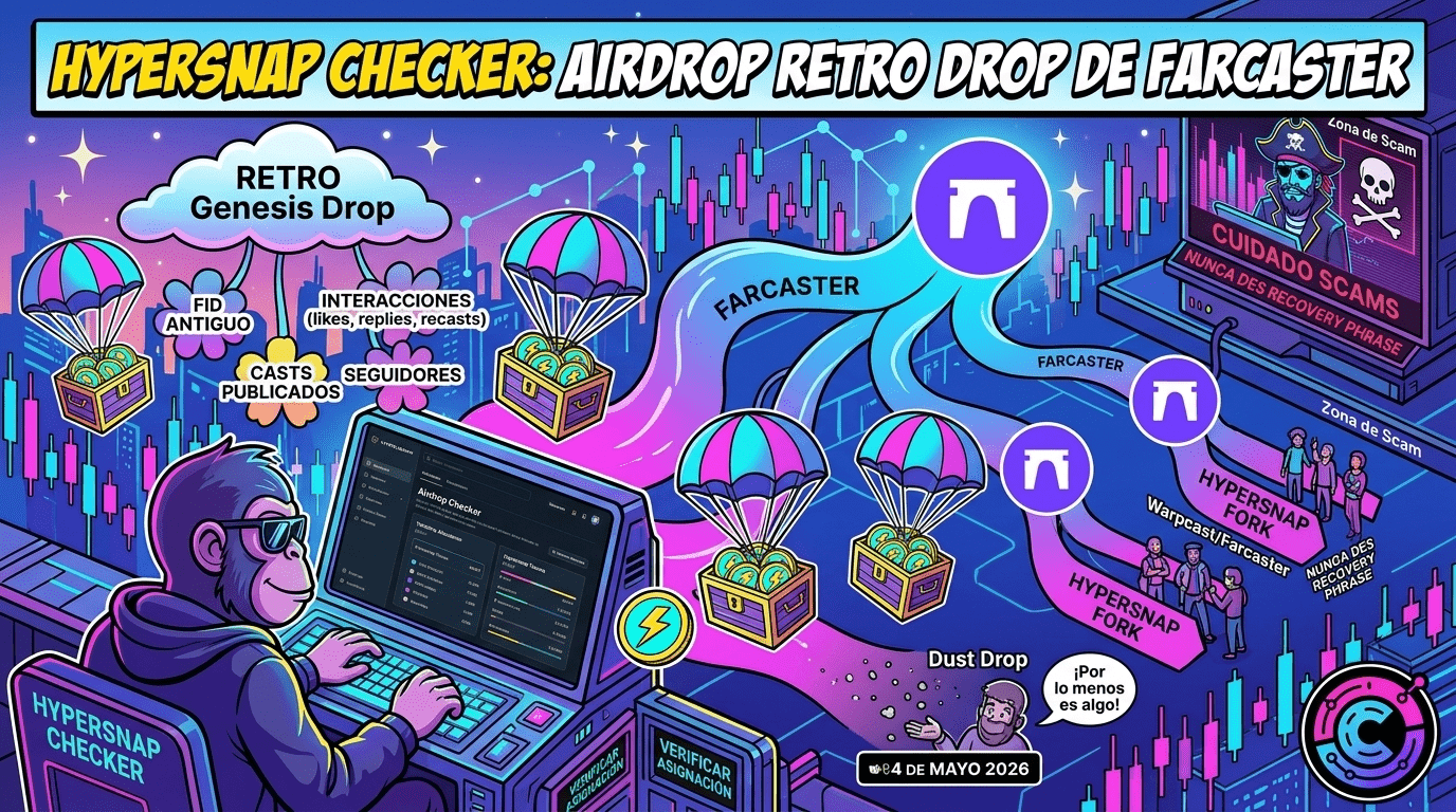 Cómo Farmear el Airdrop Retroactivo de Hypersnap (Fork de Farcaster): Guía Paso a Paso 2026
