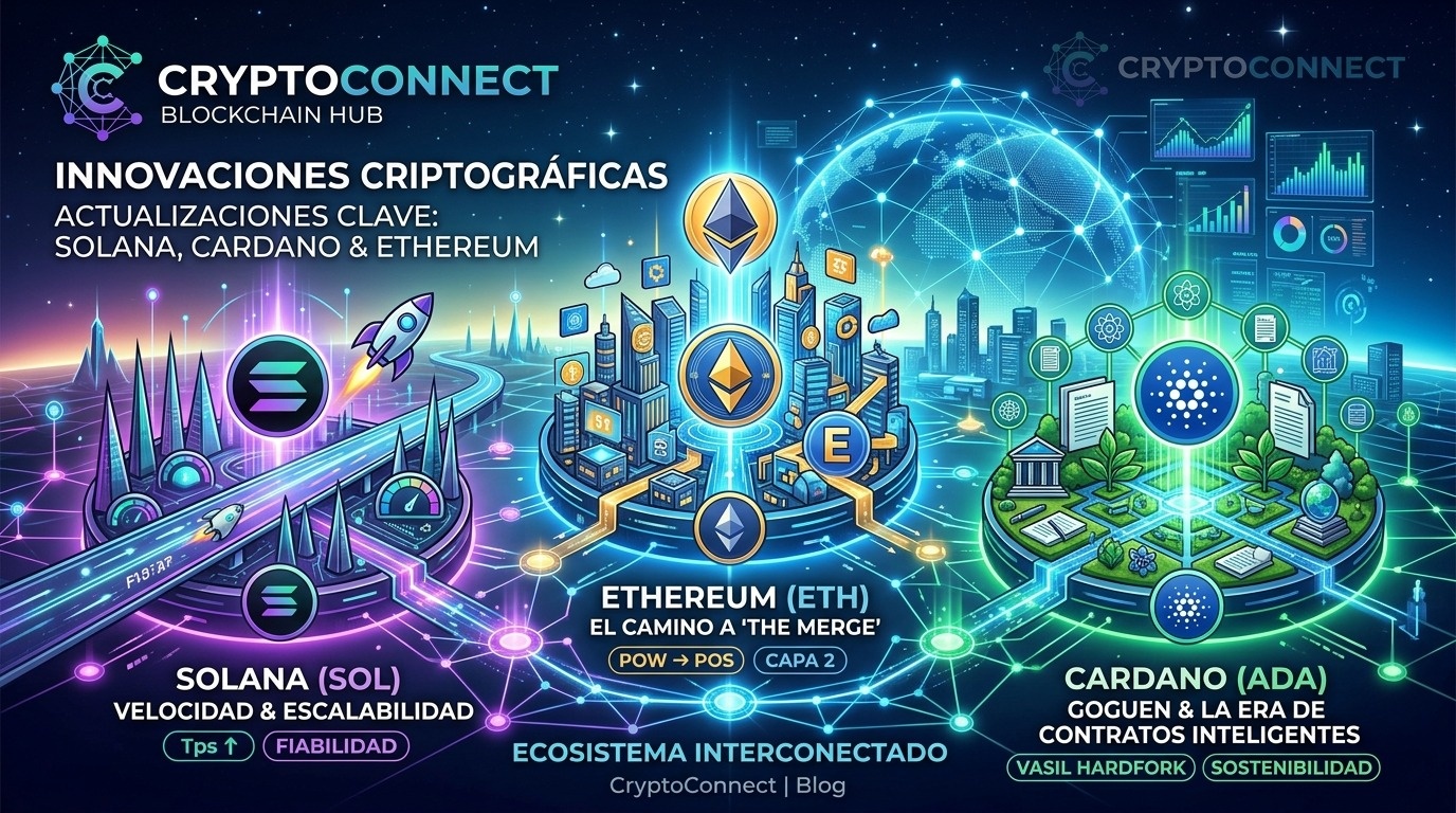Solana, Cardano y Ethereum aceleran. Así se ve el mapa tecnológico de agosto