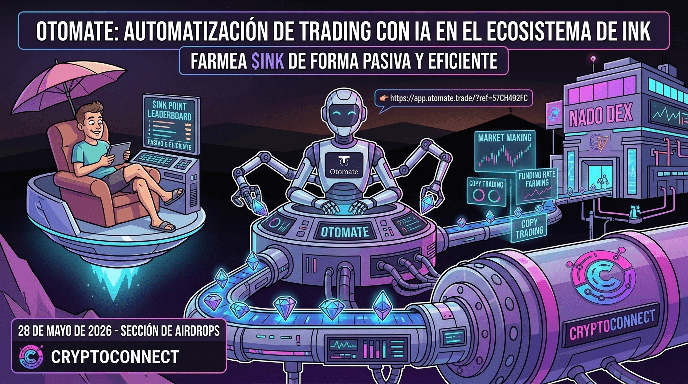 ¡Otomate: Automatiza tu trading en Perps y farmea puntos de $INK al mismo tiempo! | CRYPTOCONNECT BLOG