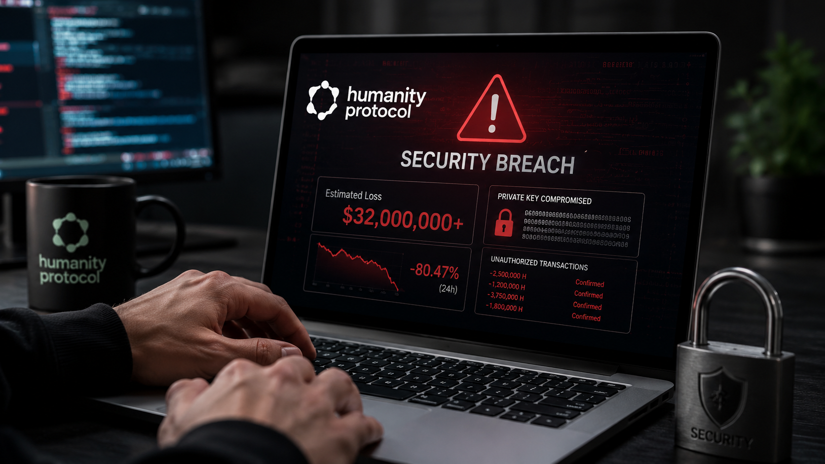 Humanity Protocol pierde USD 32 millones y su token se desploma