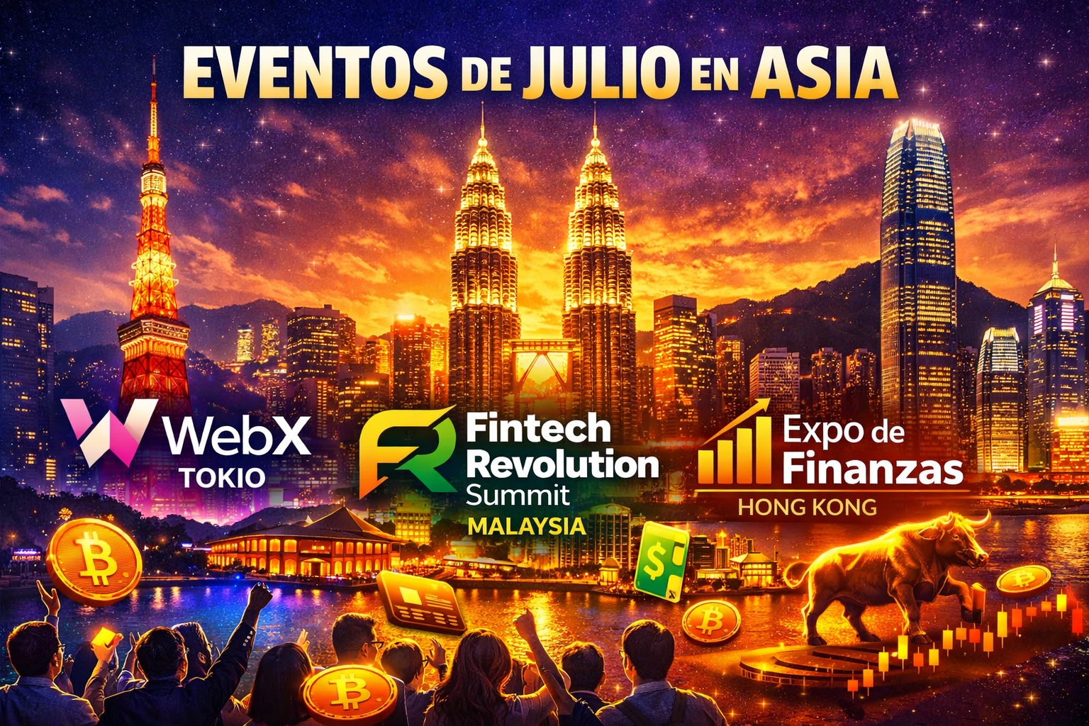 De Tokio a Hong Kong, el Futuro de Web3 se Escribe en el Este. Los 3 eventos Blockchain mas importantes de Asia