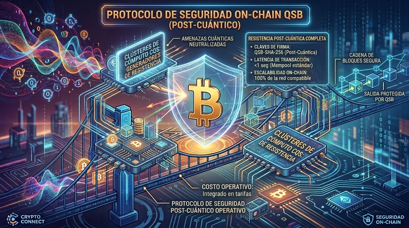 Primera transaccion de Bitcoin resistente a la computacion cuantica