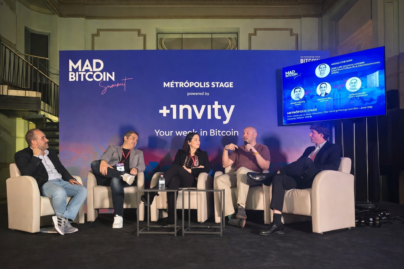 Bitcoin tomó Madrid