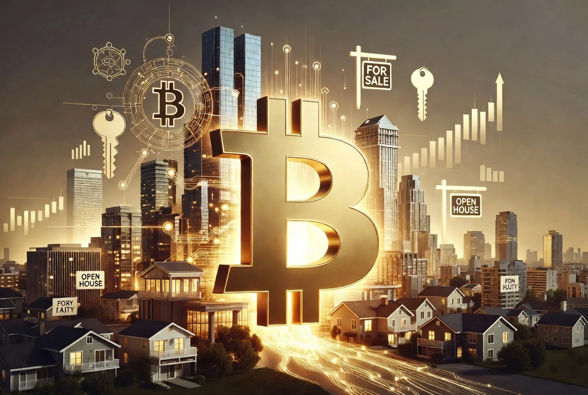 Bitcoin entra en el mercado inmobiliario