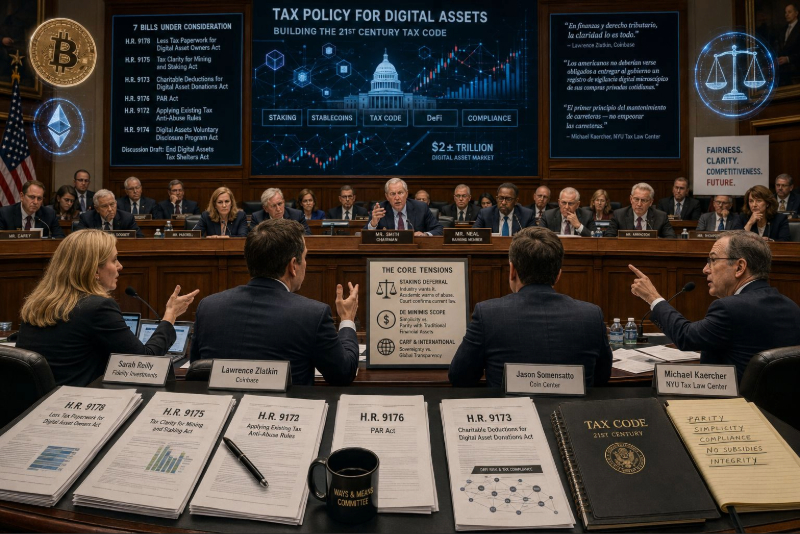 El Congreso debate las reglas del Codigo Fiscal para Crypto y no todos estan de acuerdo.