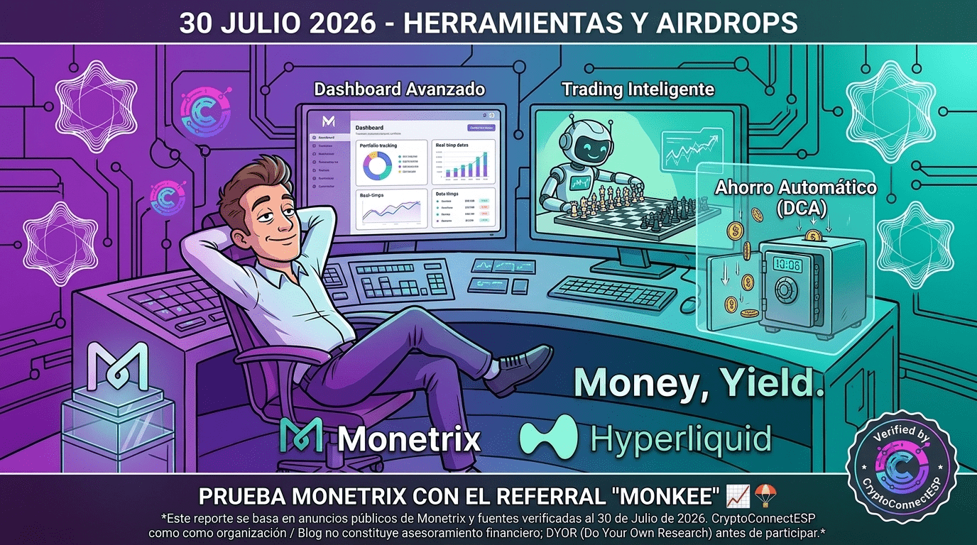¡Monetrix: Trading Automatizado, Ahorro en Crypto y Herramientas Inteligentes para tu Portfolio! | CRYPTOCONNECT BLOG